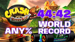 [FWR] Crash Nitro Kart Any% Speedrun: 44:42