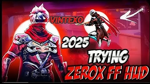 Best 3 Finger Custom HUD in Free Fire 😈|| Full Practice in ‎Zerox ff🇳🇵Custom HUD Settings🥵