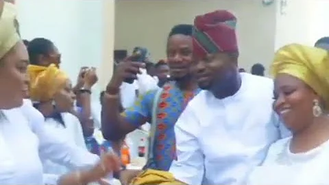 SEE WHAT HAPPEND MOMENT KAMILU KOMPO STORM YOMI FABIYI'S SON NAMING CEREMONY