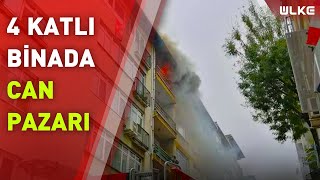 Kadıköyde Korkunç Yangın : 1 Kişi Hayatını Kaybetti