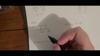 Module 12: Algebra Using Operations