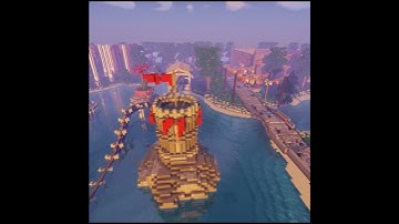 Minecraft Timelapse - HeroFair Amusement Park #Shorts