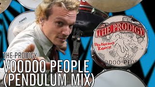 The Prodigy - Voodoo People (Pendulum Mix) | Office Drummer [First Time Hearing]
