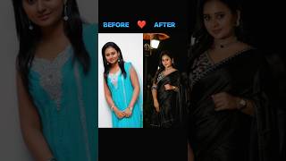 Kannada Actors Before And After photo ❤️🔥🥰 #kannadafamaleactors #trendingshorts  #viralvideo