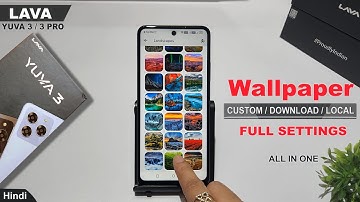 How to change wallpaper in lava yuva 3 pro | Lava yuva 3 Wallpaper setting | Wallpaper kaise lagaye