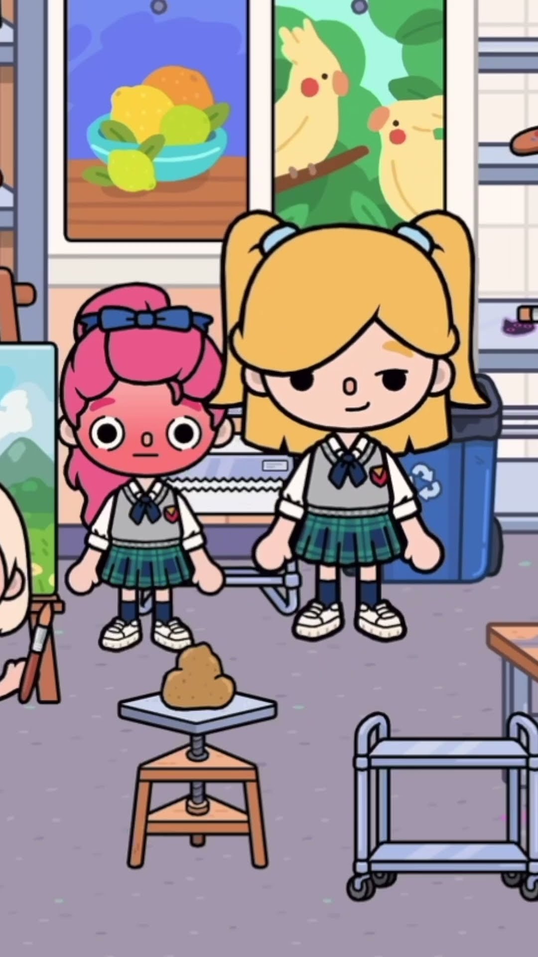 미술실의 숨겨진 비밀 #아려랑 #이무이 #shorts