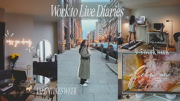 WORK TO LIVE DIARIES: 9-5 work week vlog in corporate, how i balance life & wfh, setting boundaries