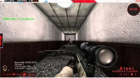 Killing Floor Scrake hitbox, Xbow vs Scrake