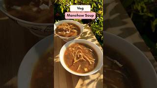 Easy Restaurant Style Veg Manchow Soup healthy soup-recipe diet trendingshort ytshorts