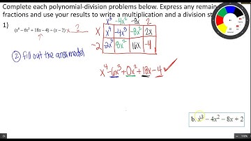 Dividing Polynomials Using the Area Model