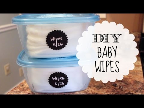 How to make baby wipes! | DIY BABY WIPES