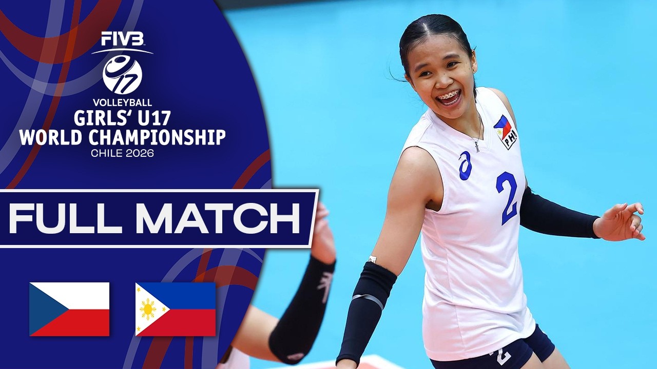 Czechia vs. Philippines - Final 15-16 | Girls' U17 World Championship - 2026