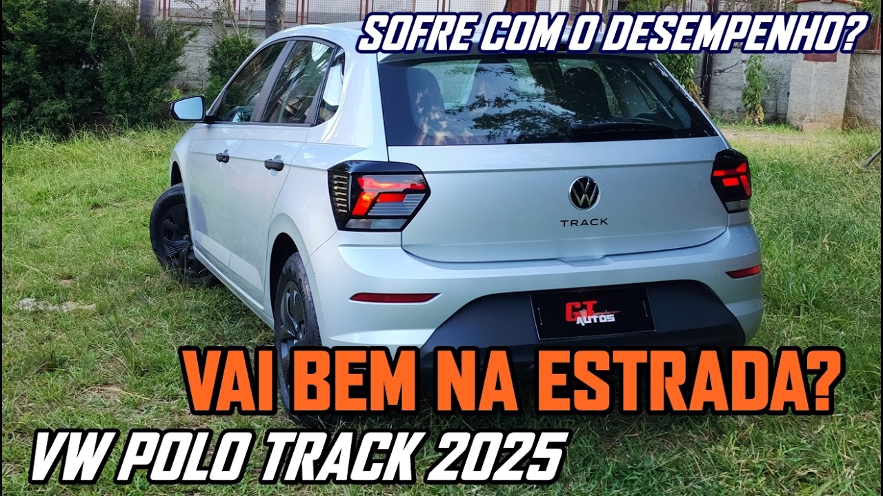 Viajando com o Volkswagen Polo Track 2025: é o melhor 1.0 aspirado na estrada? E o consumo?