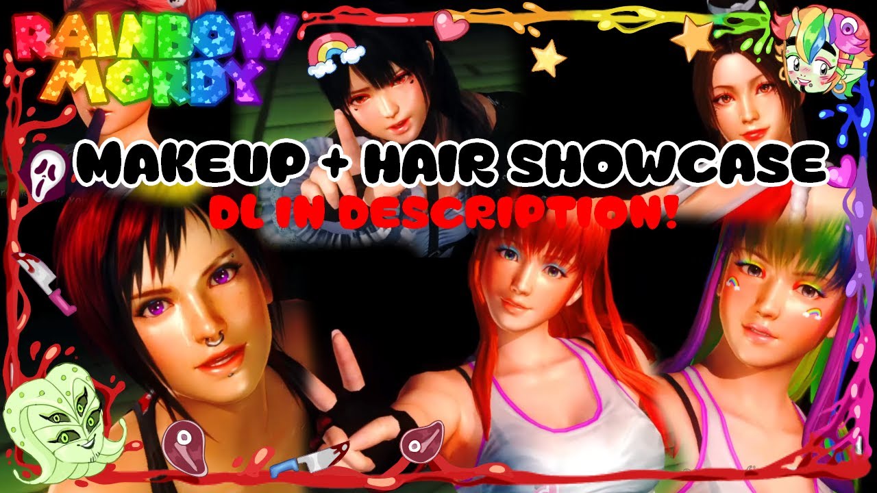 🥊 Showcasing my Makeup and Hair Mods! + DL in Description!🥊 Dead or Alive 5: Last Round◆