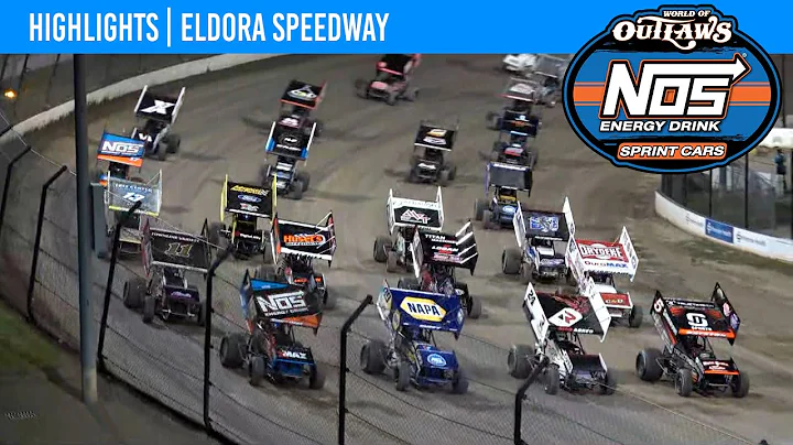 World of Outlaws NOS Energy Drink Sprint Cars Eldo...