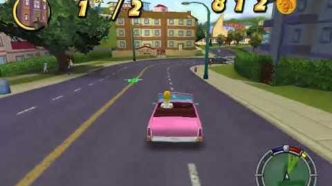 The Simpsons Hit and Run: Level 1 - Mission 1 - S-M-R-T