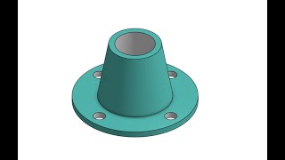 🔧 3D Weld Neck Flange Design | Mechanical Engineering | CAD Tutorial