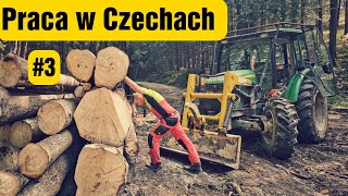 Praca w czeskich lasach #3 || MOCARNY JOHN DEERE