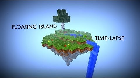 Minecraft Floating island timelapse!