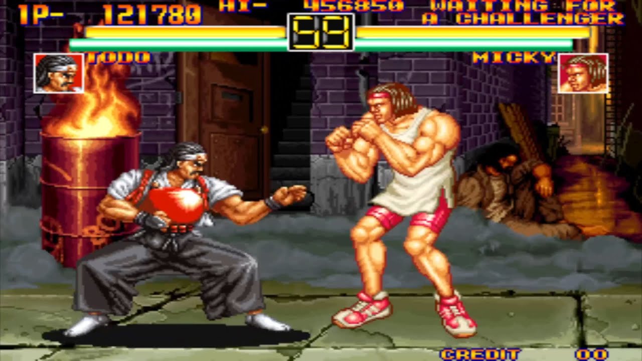 Art of Fighting 1 [Arcade] - Todo in 1P mode - YouTube