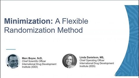 IDDI Webinar: Minimization a Flexible Randomization Method