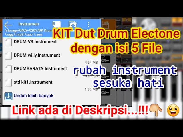 KIT DUT DRUM ELECTONE - ISI 5 INSTRUMENT TERBAIK ||| ORG 2020/2021/ 2022 class=