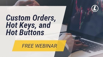 Custom Orders Hot Keys and Hot Buttons with Rob Livson