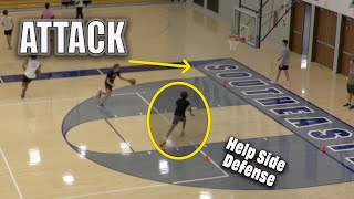Improve Your Layups With this Challenging Basketball Drill  1 on 1 At The Rim