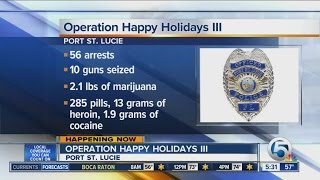 Three-month probe by Port St. Lucie police nets 56 arrests