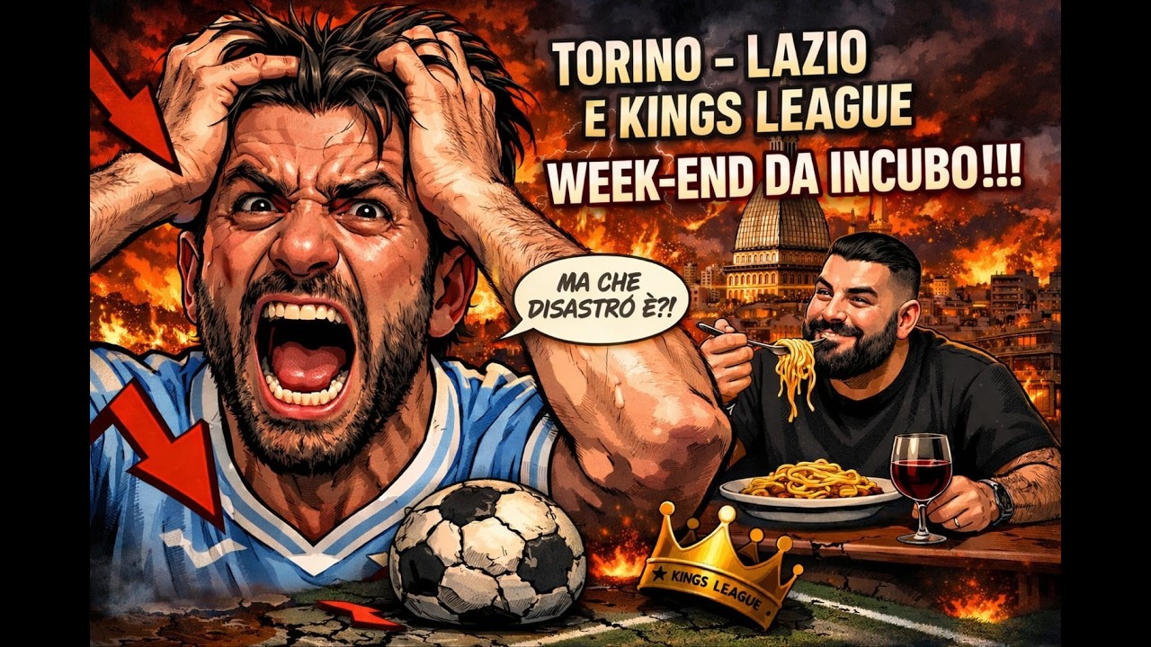 IL VLOG - Da Torino - Lazio alla Kings League: 