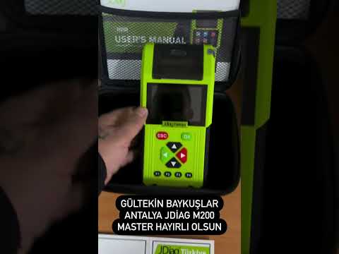 Jdiag Türkiye GÜLTEKİN BAYKUŞLAR ANTALYA JDİAG M200 MASTER HAYIRLI OLSUN