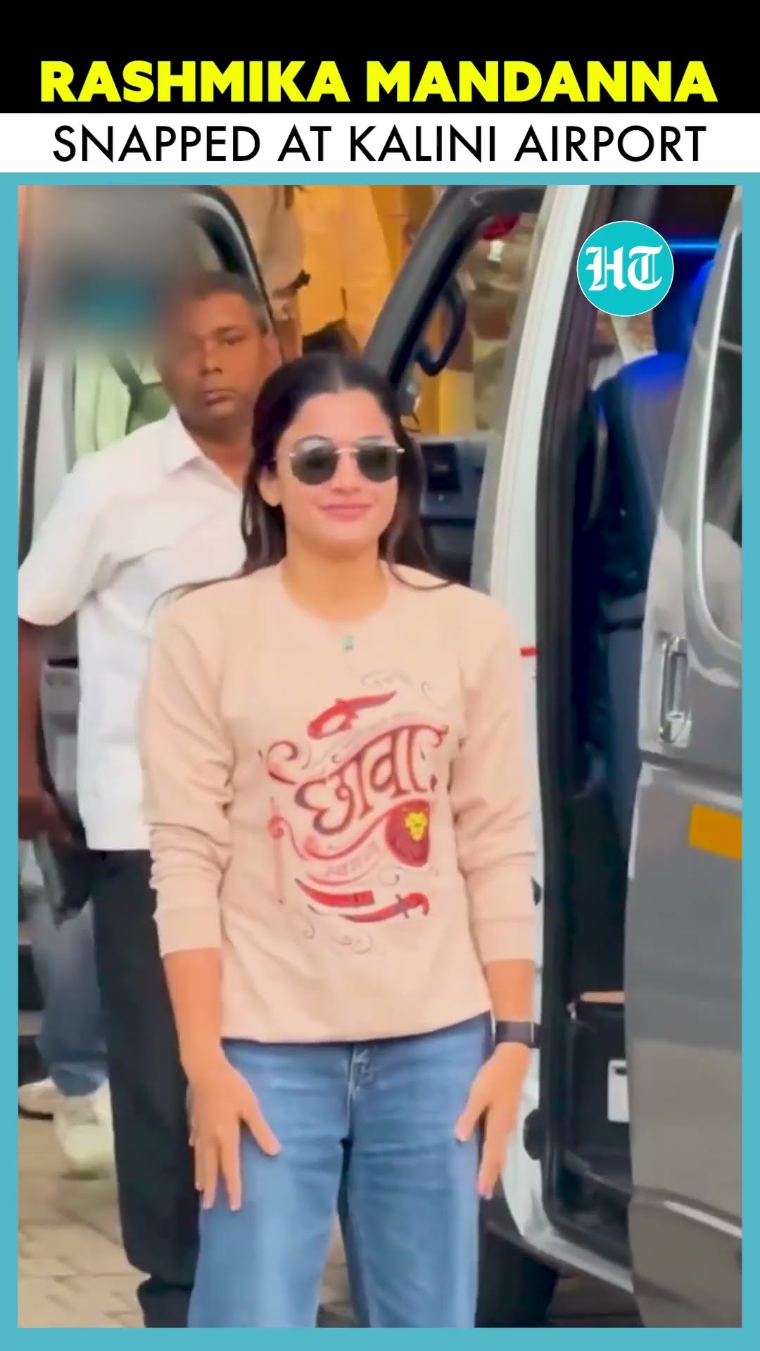 Rashmika Mandanna Promotes Chhaava With Enthusiasm Despite Injury #ytshorts