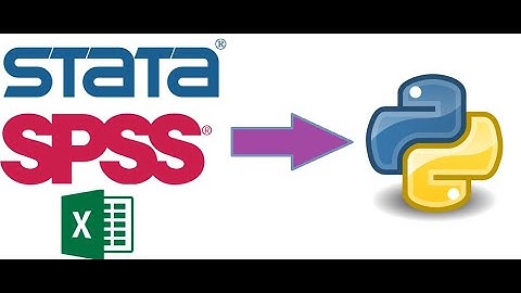 Importar registros desde SPSS, Stata y Excel a Python | Introducción a Pandas