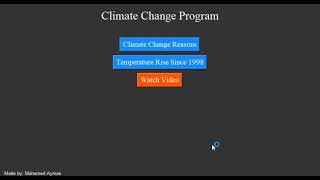 Climate change by python