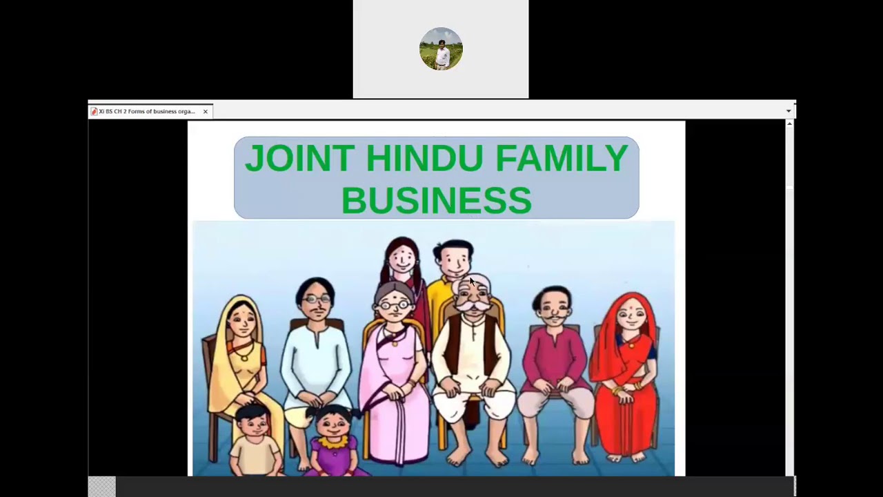 case study on joint hindu family business