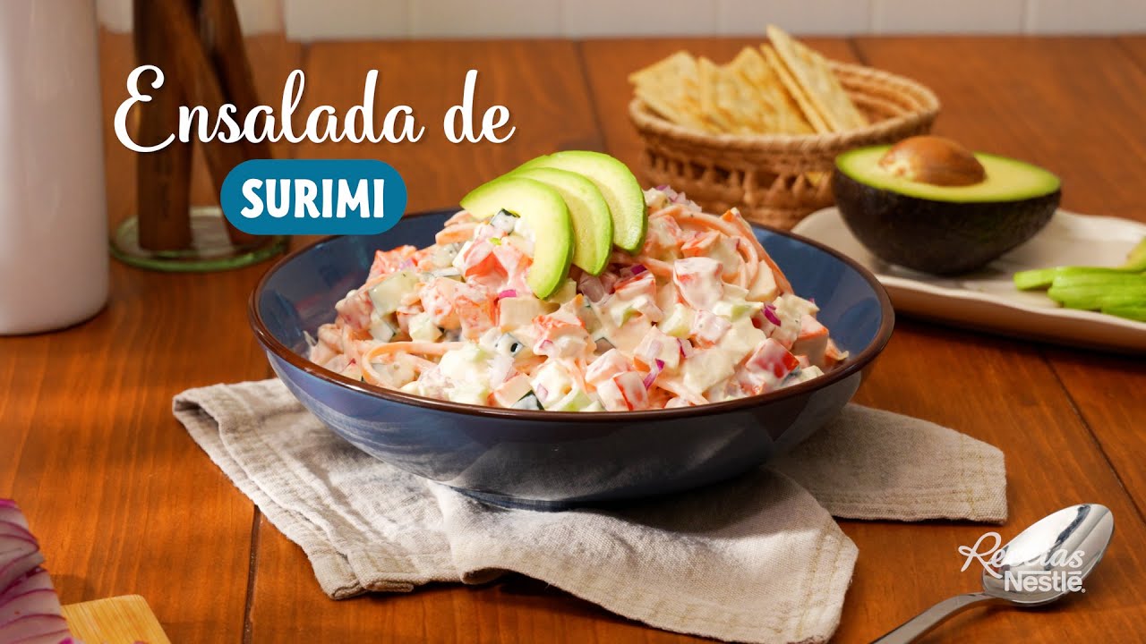 Ensalada de Surimi, una receta nutritiva y práctica