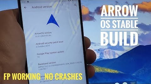(ANDROID 10) ARROW OS New Stable Build for Le 2(s2) || Overview & Installation