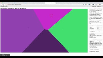 Voronoi Diagram Generator and the perpendicular bisector