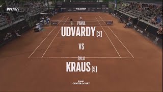 (3) Panna Udvardy (HUN) vs  (5) Sinja Kraus (AUT) - Game, Set, Match