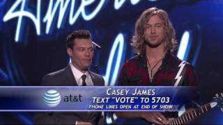 Casey James - Top 12 - It's All Over Now