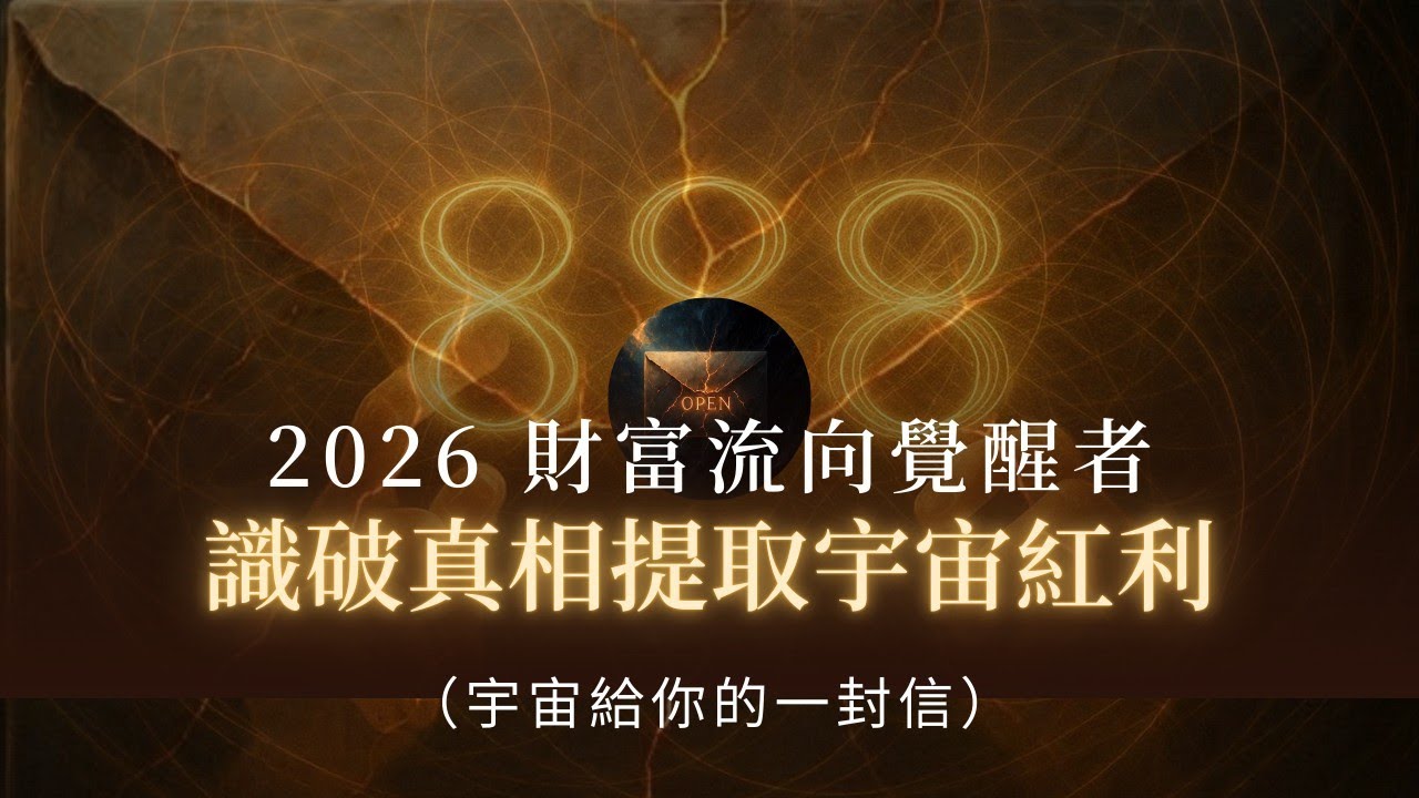 2026 財富流向覺醒者：揭秘高维豐盛的「提現算法」，識破真相的人正在提取宇宙红利！靈性覺醒 02