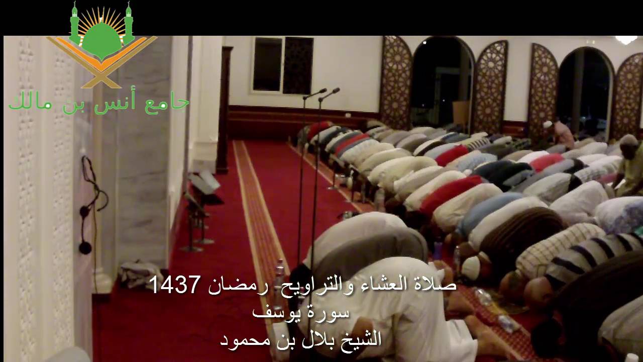 صلاة العشاء والتراويح  رمضان 1437