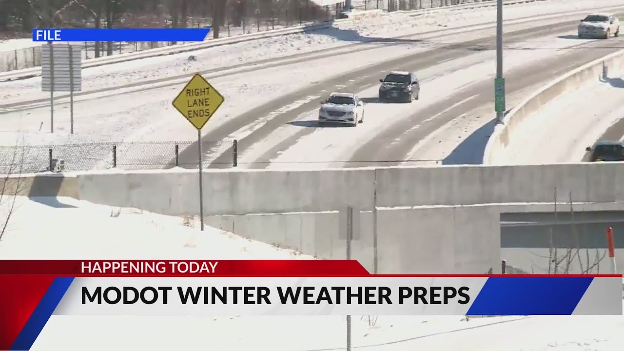 MoDOT winter weather preps starting today - YouTube