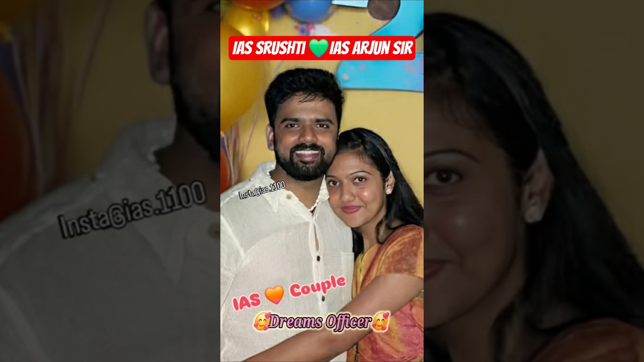 UPSC Power Couple 💪 IAS Srushti Deshmukh & Arjun Gowda Inspiration 