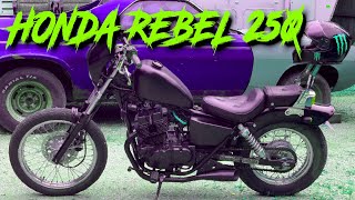 HONDA REBEL 250 "Custom Bobber/Chopper Build!"