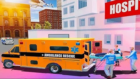 Ambulance Robot Car Transform - Emergency Robot City Rescue Simulator - Android ios Gameplay