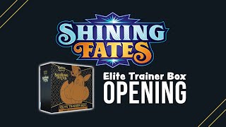 Pokémon Shining Fates Elite Trainer Box opening with multiple shinies!