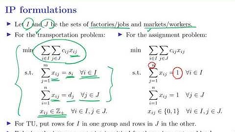 [OR3-Theory] Lecture 4: Network Flow #6 Assignment and transshipment problems