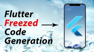 Flutter Code Generation with Freezed - Data Classes & Unions/Sealed Classes