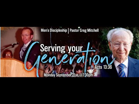 Greg Shell Disciples Serving Your Generation : Pastor Greg Mitchell : 2020-2021 Men’s ...